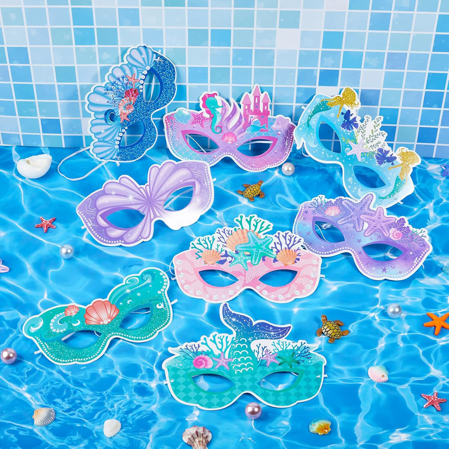 16个美人鱼面具 (5)