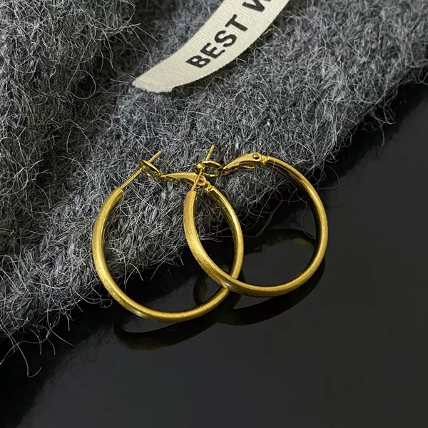 YG2958 gold small size 3cm 18K
