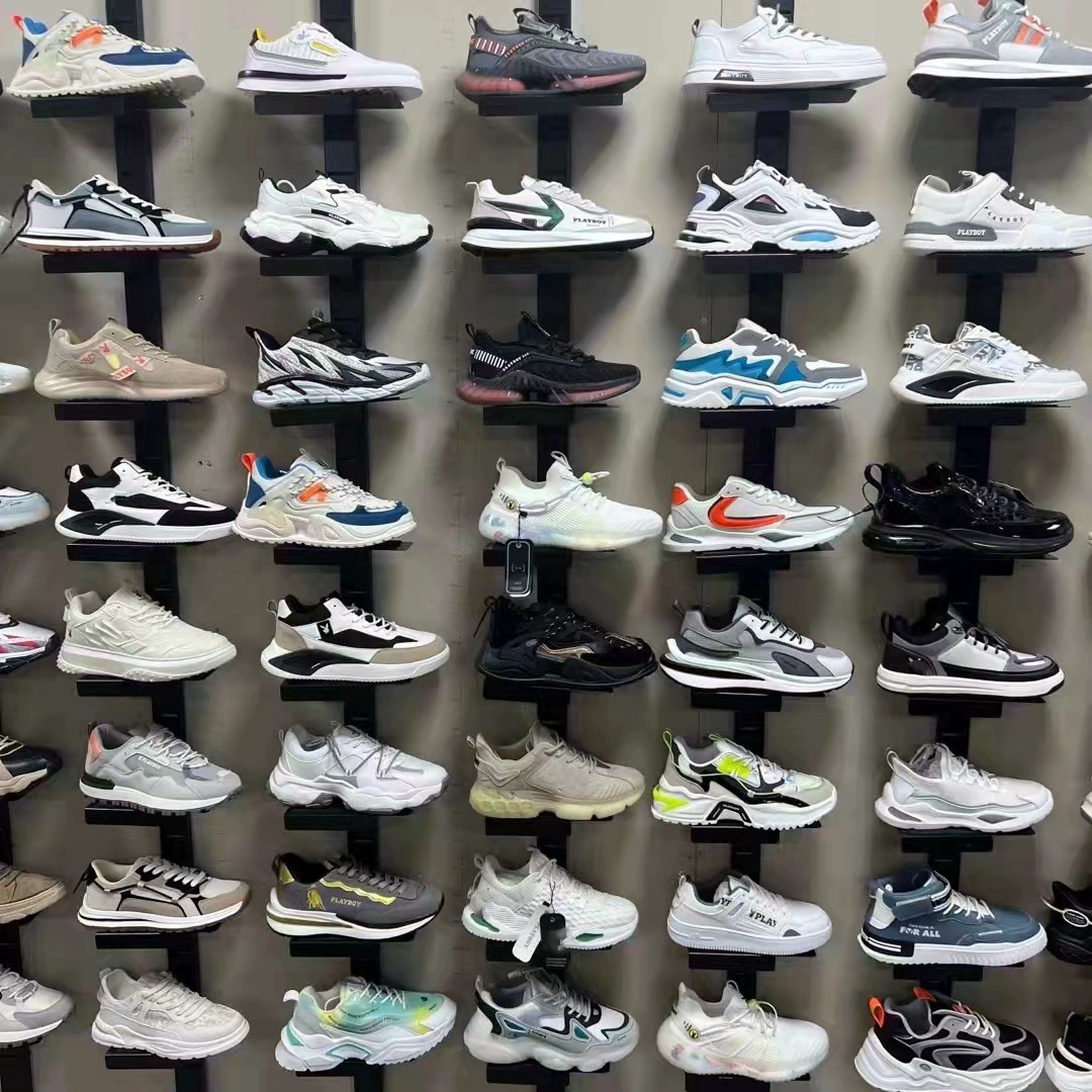 Складская обувь Стоп Обувь Оптовая марка Мужская и Женская спортивная обувь Обработка Хвостовой Обувь Фабрика Стоп Обувь Оптовые поставки