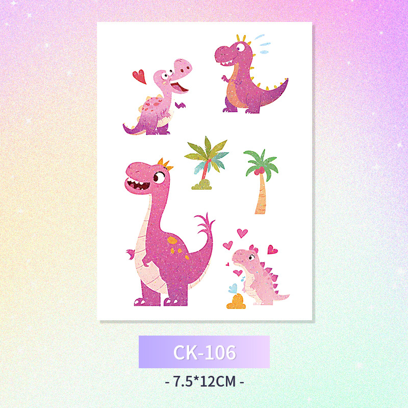 Glitter mariposa cara pegatinas tatuaje pegatinas hadas lavable impermeable de larga duración lindo unicornio ciervo Luna Estrella Planeta