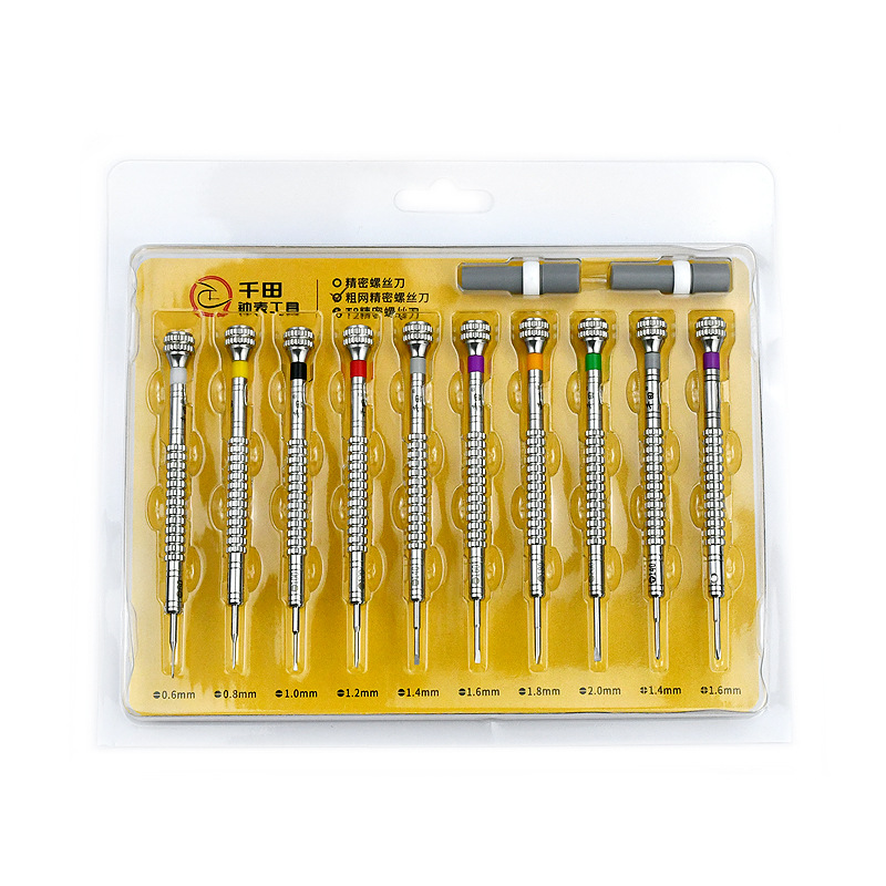 Revised Table Tools Screwdriver Stainless steel bolt driver With head major clocks and watches repair Screwdriver