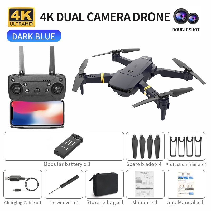 4K-Double Camera-Optical Flow Height-Storage Bag