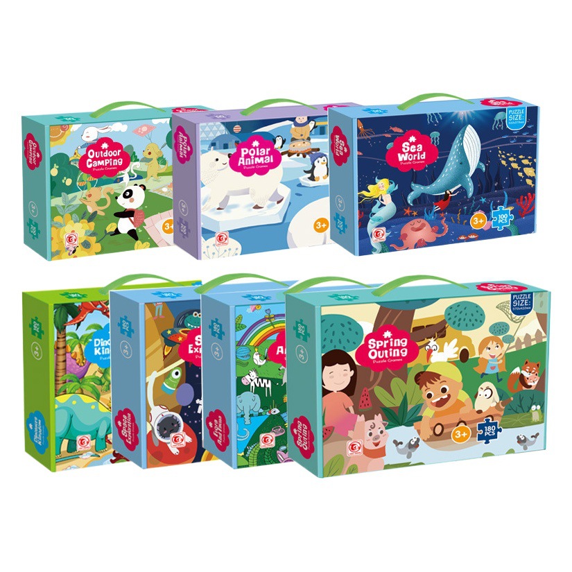 Rompecabezas infantil de papel grande irregular en forma especial rompecabezas juguetes entrega de una pieza Regalos de jardín de infantes Diversión al por mayor