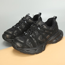 处理冬季新款大码女鞋41到43时尚运动休闲老爹鞋舒适加绒大号棉鞋