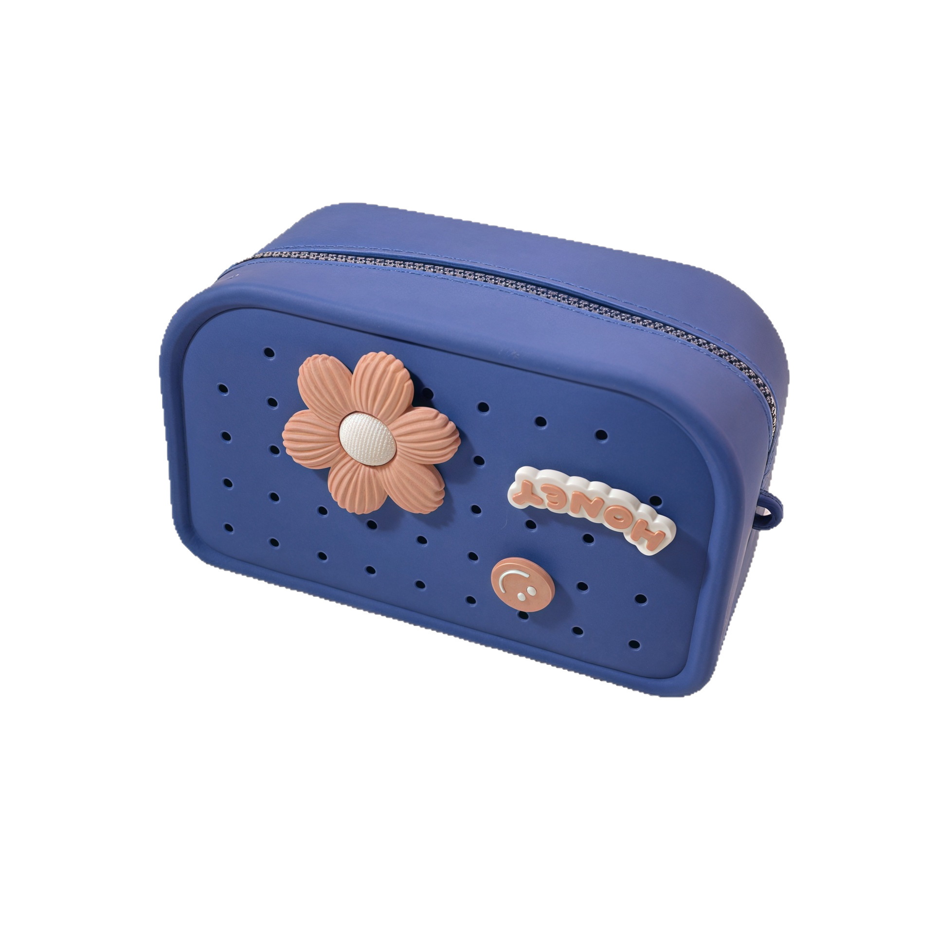 Nueva bolsa de silicona agujero portátil bolsa de silicona agujero adorable INS versión de agujero agujero bolsa de silicona DIY pieza bolsa de silicona