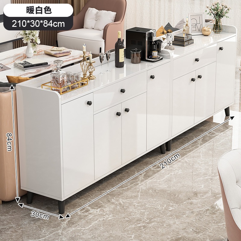 Fábrica de venta directa armario de té armario de comedor armario moderno simple sala de estar contra la pared integrada caja de almacenamiento