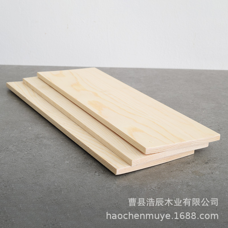 樟子松木板diy模型材料家装建材松木板简约装饰木板子创意松木板