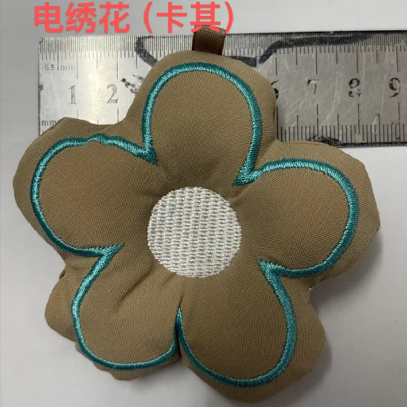 刺繍は綿の花の漫画の5弁の花の服装のアクセサリを満たして靴の靴下の帽子を包んで綿の電気の刺繍の服装の装飾品を満たします。|undefined