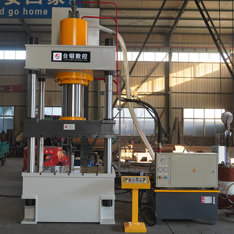 400吨四柱液压机 木屑托盘热压成型压力机 木屑堵头成型油压机