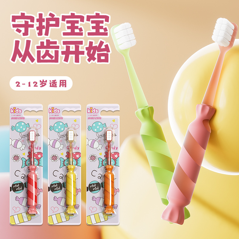 children's cartoon soft toothbrush for oral cavity