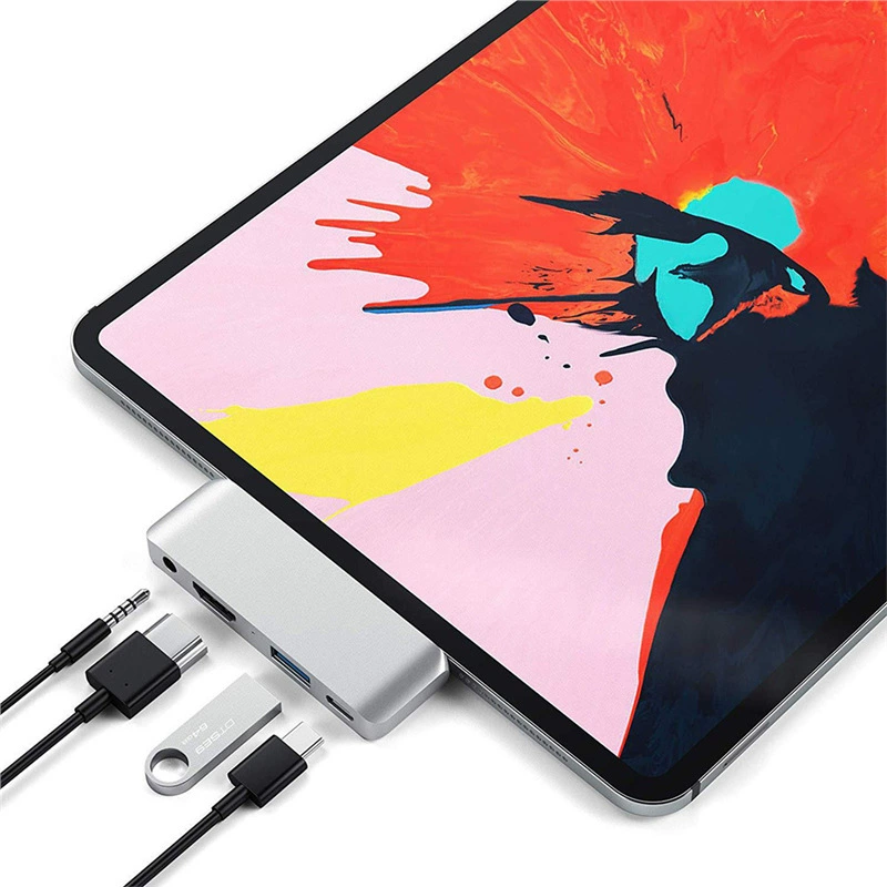 Концентратор Type-C, игровая консоль, компьютер, USB-C высокой четкости, подходит для док-станции «четыре в одном» iPad