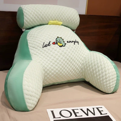 Multi-function pad — Suitable for Bed Headboard Cushions, Soft - seat-recommendation-medium-cushion-headrest-60x40x-20cm-removable-and-washable-independent-liner-four-seasons-little-dinosaur-skin-friendly-beanie-velvet-fabric