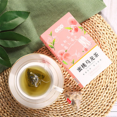 Lianghetang Peach Oolong Tea Triangular Bag 20 Packs Fruit Health Scented Tea Processing Source Manufacturer Wholesale Distribution