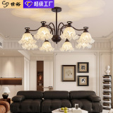 Ретро люстра для гостиной, светильник, в американском стиле, французский стиль, изысканный стиль