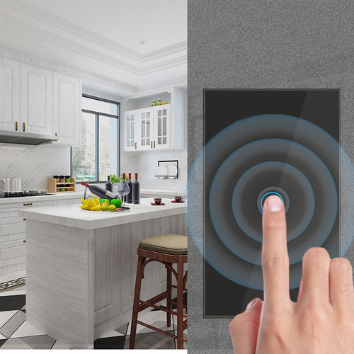 Eweilian WiFi Smart Switch 1/2/3/4-Channel Zero-Lead Fire Line, Single Zero-Lead Fire General Model Supporting Bluetooth Remote Control