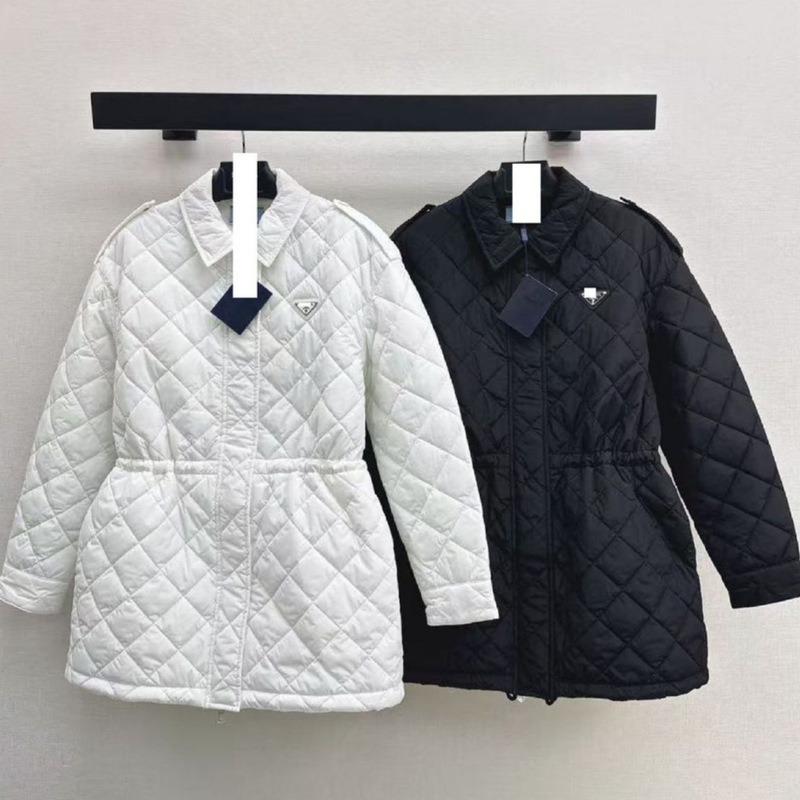 Shenzhen Nanyou 25 Autumn/Winter High-End Women's Double-Sided Diamond Quilted Cotton-Padded Mid-Length Coat Shenzhen Nanyou 25 Autumn/Winter High-End Women's Double-Sided Diamond Quilted Cotton-Padded Mid-Length Coat