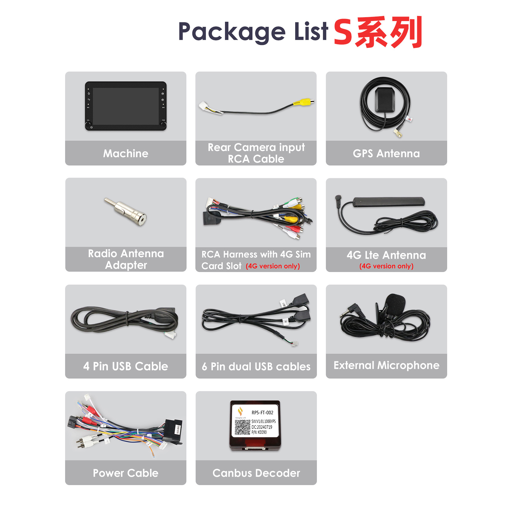 Cross-border applicable to Alpha alfa7-inch HD car audio and video vehicle GPS Android navigation intelligent all-in-one machine