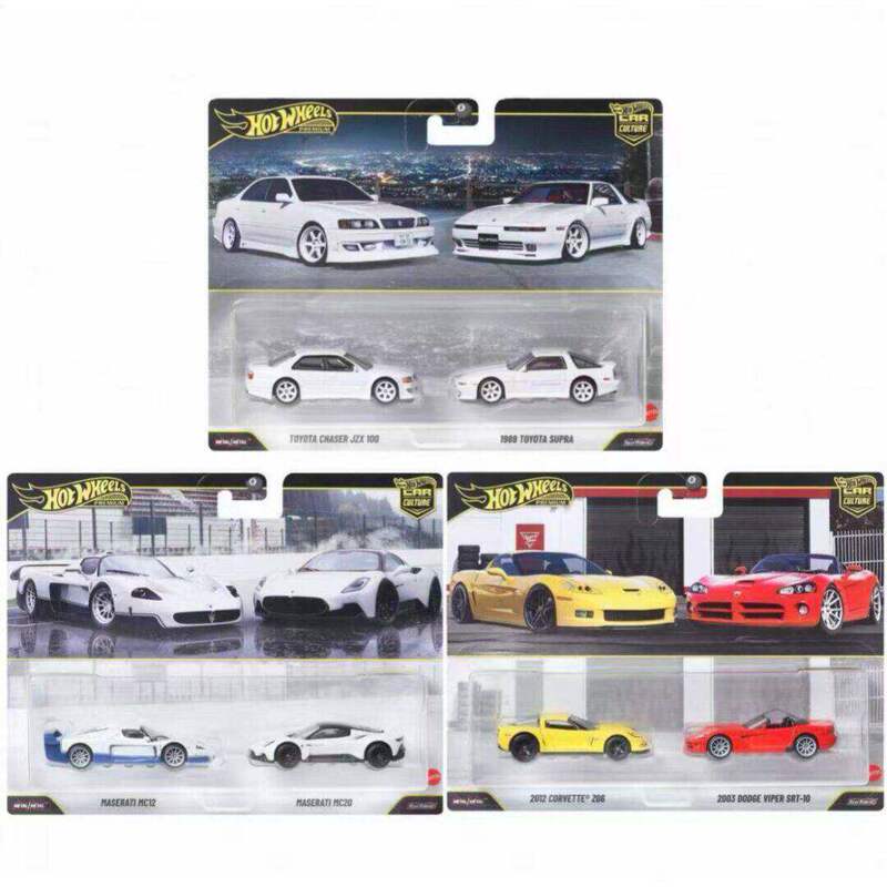 Hot Wheels Hbl96 Car Culture Dual Car Set 26W Maserati Toyota Mamba Hotwheels