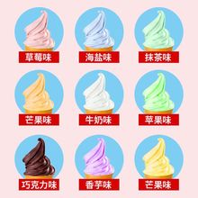 花仙尼软冰淇淋粉商用00g雪糕粉批发家用冰激凌圣代甜筒原料厂