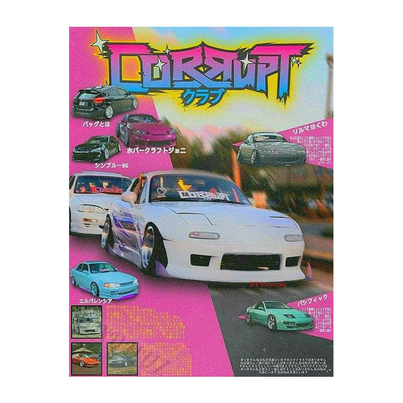車レーシングカバーキャンバス絵画装飾絵画ポスター絵画コア Aliexpress temu Amazon 卸売販売|undefined
