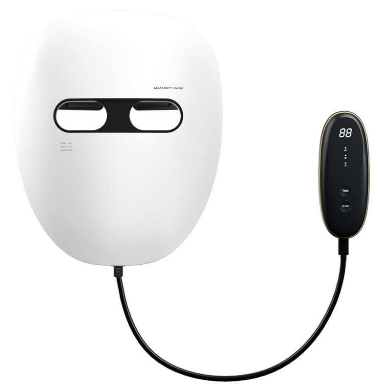 FDA510k認証取得済み 赤青光美容マスク 家庭用美容器 大型ライトパネル 赤外線LED光子美顔器 老化防止|undefined
