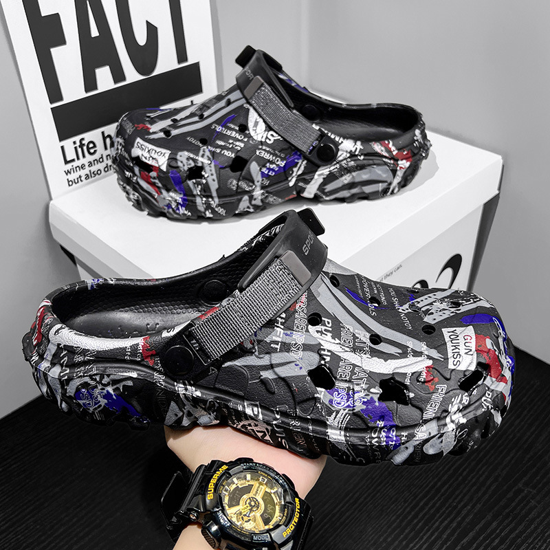 Zapatos con agujeros de talla grande transfronteriza 47 sandalias ligeras y transpirables