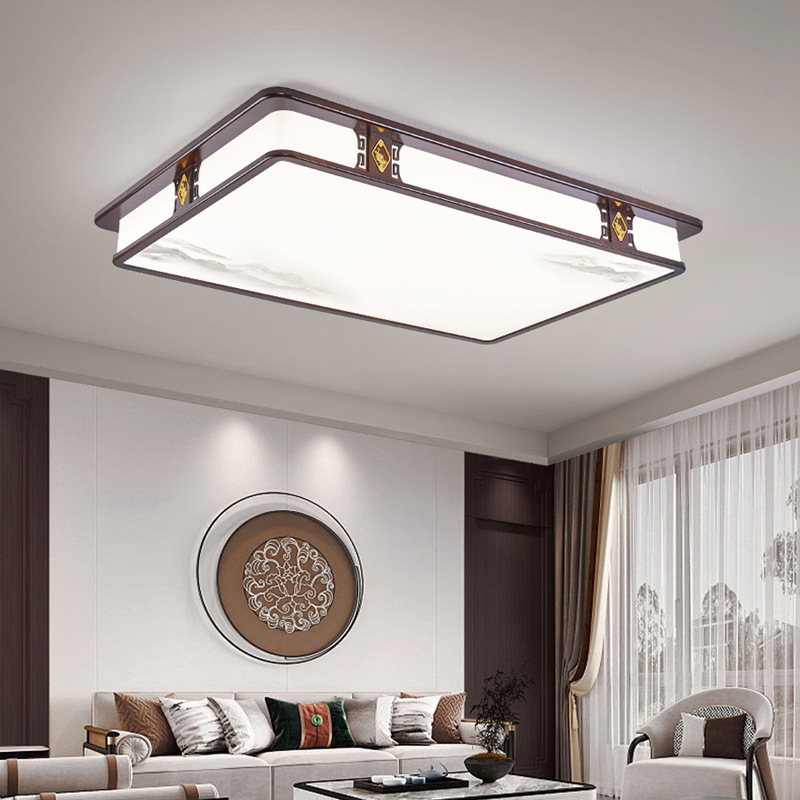 Luz de techo de la sala de estar nueva luz de techo china LED 2026 nuevo dormitorio ultra delgado balcón simple luz de sala de estar 667L