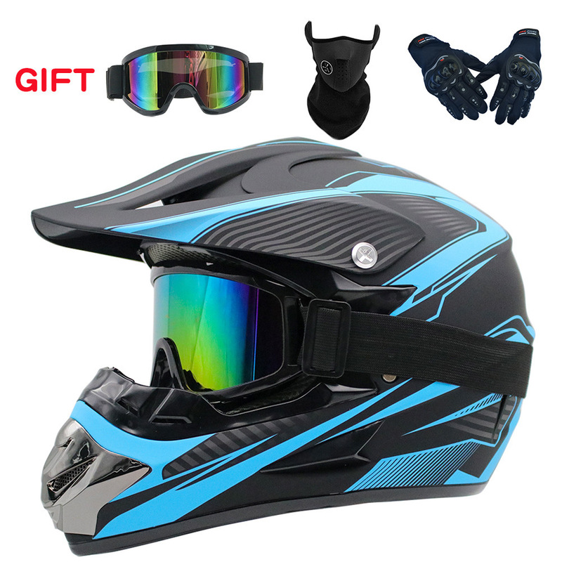 モトクロスヘルメット四季ヘルメット男マウンテンバイク小型クロスカントリーヘルメット全ヘルメット送風鏡マスク手袋|undefined