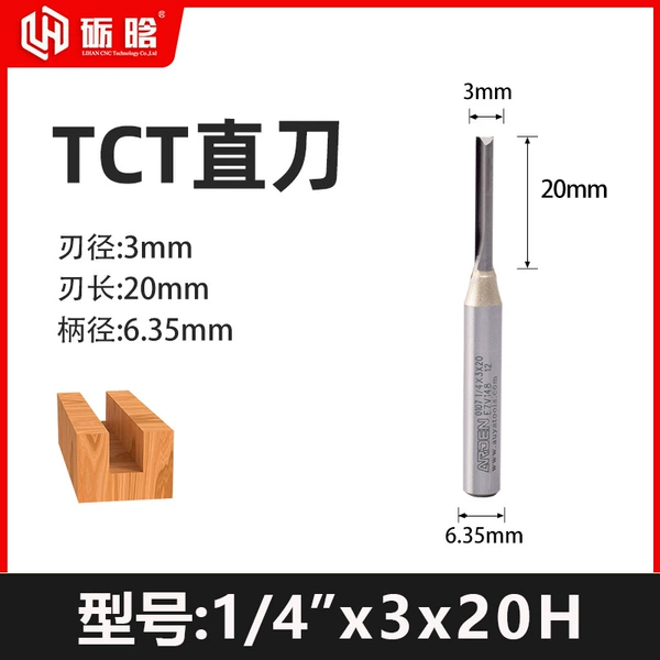 1/4”x3x20H