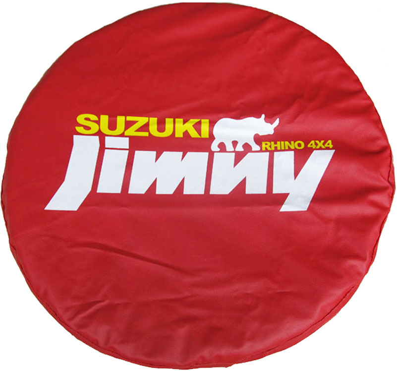 Jimny Spare Tire Cover for Trailers and Rvs, Thickened Pvc Leather, Sunproof and Dustproof, Universal Tire Protection