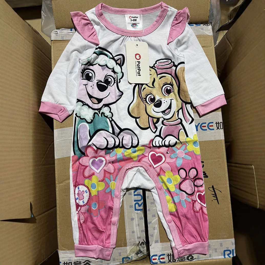 Patpat ropa infantil comercio exterior transfronterizo baby set lindo viento cola mercancías misceláneas exportación contenedor África bajo precio