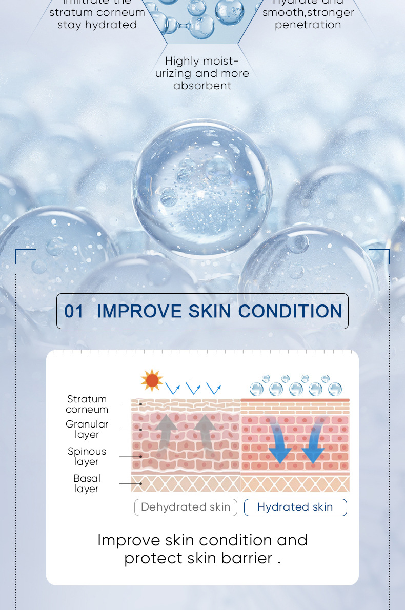 SADOER hyaluronic acid moisturizing ampoule essence cross-border export factory direct sales