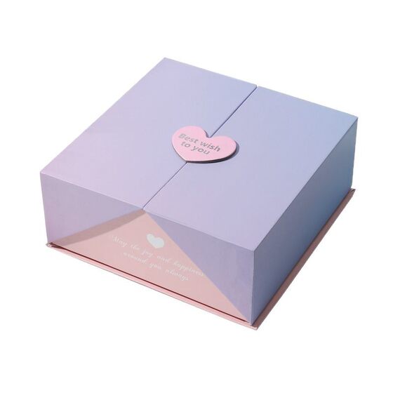 New birthday packaging gift box custom Valentine's Day high sense creative double door box March 8th Women's Day