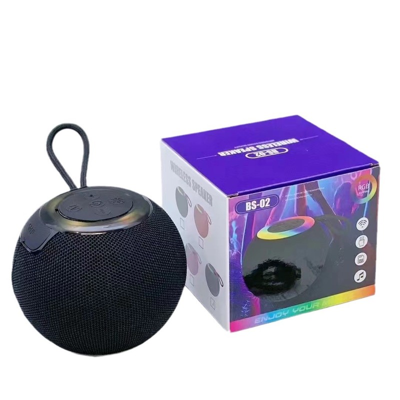 BS-02 ワイヤレス Bluetooth スピーカー屋外ポータブルミニスピーカーポータブルカードサブウーファー Bluetooth スピーカー|undefined