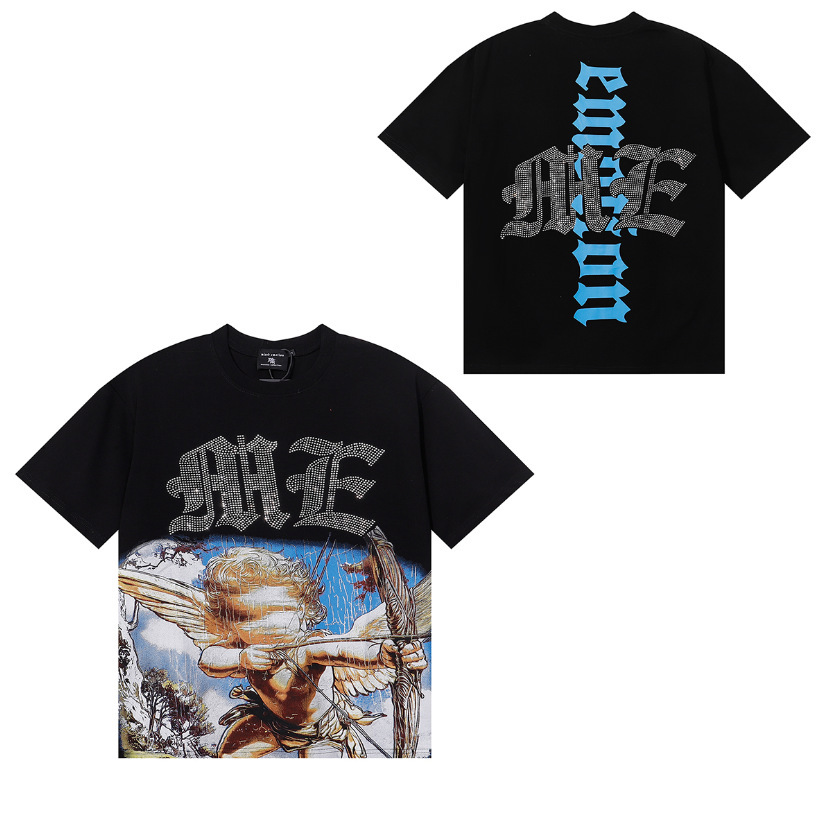 Other T-shirt Vtg Angel ME Letter Printed Black