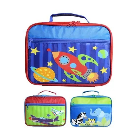 Cute Cartoon Print Children's Lunch Bag Primary School Student Portable Lunch Box Bag Outdoor Camping Picnic Insulation Bag