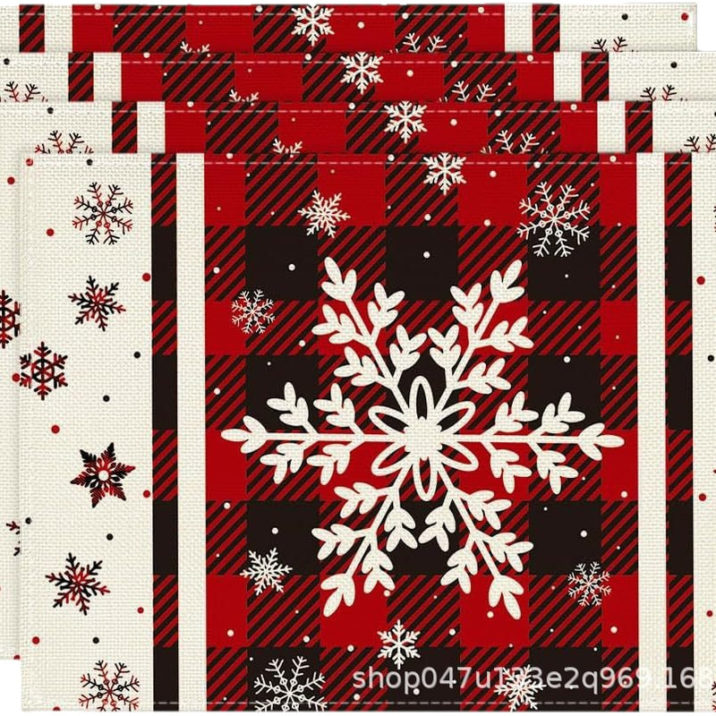 クロスボーダー新しいクリスマス装飾クリスマステーブルフラグクリエイティブクリスマステーブルクロスプレースマットクリスマステーブル装飾ホームデコレーション|undefined