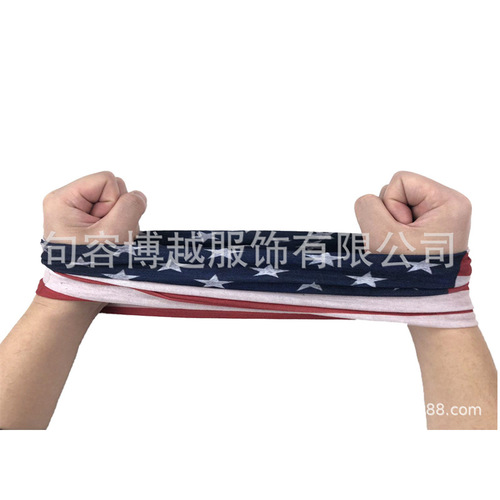 Multifunctional Versatile Hip-Hop Magic Scarf Polyester Printed Unisex Head Scarf Outdoor Skiing Mountaineering Seamless Scarf