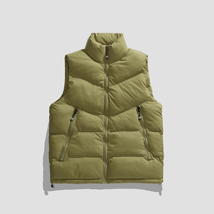 Winter Vest Men's Outwear Korean Style Trendyy Waistoutwear Sleeveless Thickeneded Warm Couple Japanese Style Versatile Outwear Light