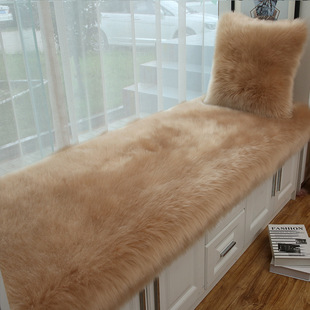 Manufacturer Wholesale In-Stock Direct Supply Faux Wool Plush Bay Window Mat Tatami Mat Carpet Floor Mat Non-Slip Thickened Washable