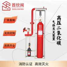 首欣闽高机房图书室电缆隧道灭火器压二氧化碳灭火系统气体防爆