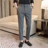 Mid -gray trousers