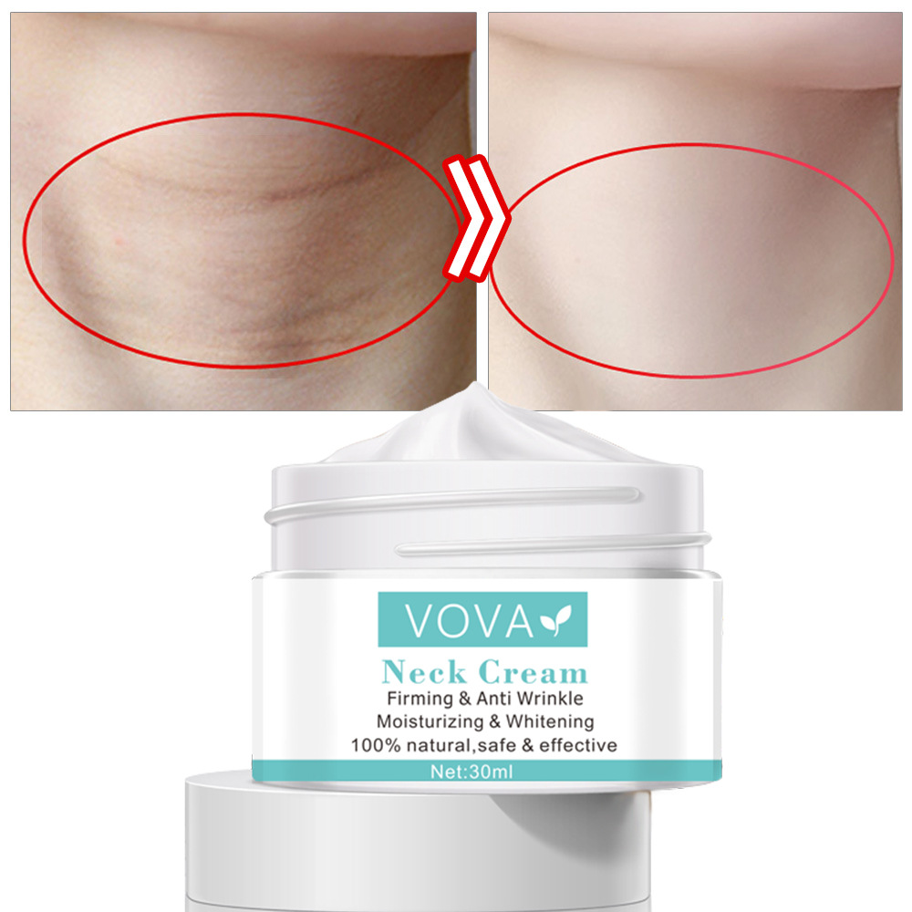 VAVO Firming and Anti Wrinkle Neck Cream Neck Line Erasing Cream Wrinkle Smooth Skin Anti Aging Whitening Cream 30ml