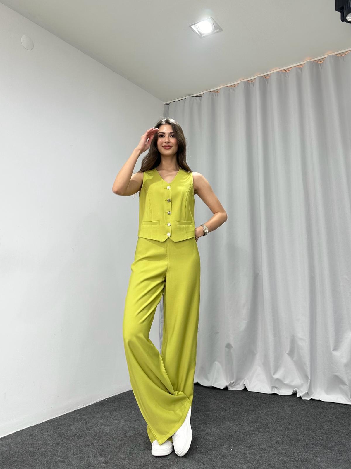 525g Weight Sleeveless Sleeve Length Spandex, Polyester Fabric Type Pant Co-ord Set Sets Type 2 Pieces Set Quantity Holiday, Daily Occasion V Neck Neckline Regular Fit Fit Type Solid Color Pattern Summer Season Women's Gender Pocket Design Elegant Style Holiday Daily Women's Elegant Solid Color Spandex Polyester Pocket Pant Co-ord Set Pants Sets 14