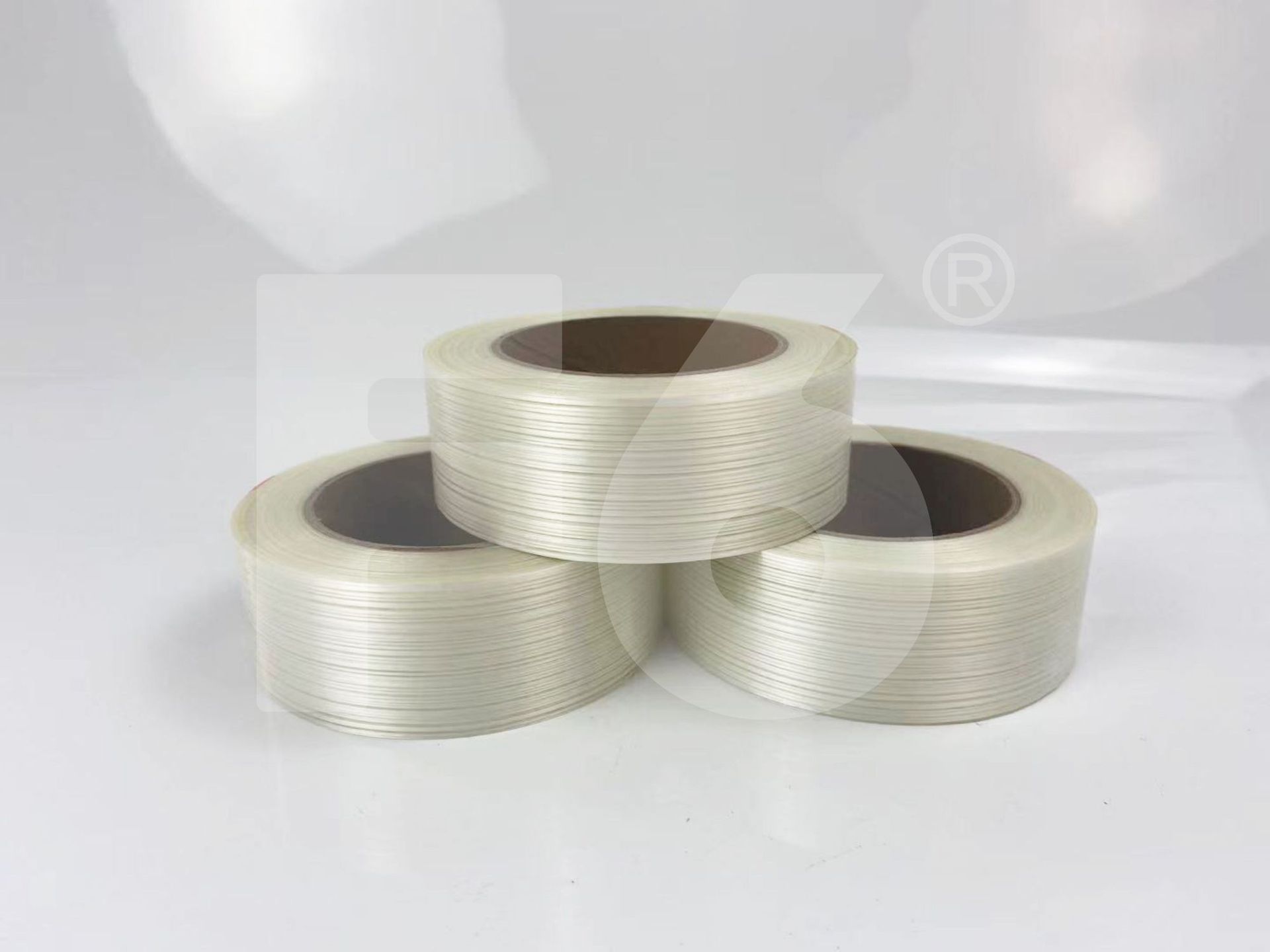 强力玻璃纤维 增强不残胶 胶带单面条纹透明抗拉耐磨封箱纤维胶粘