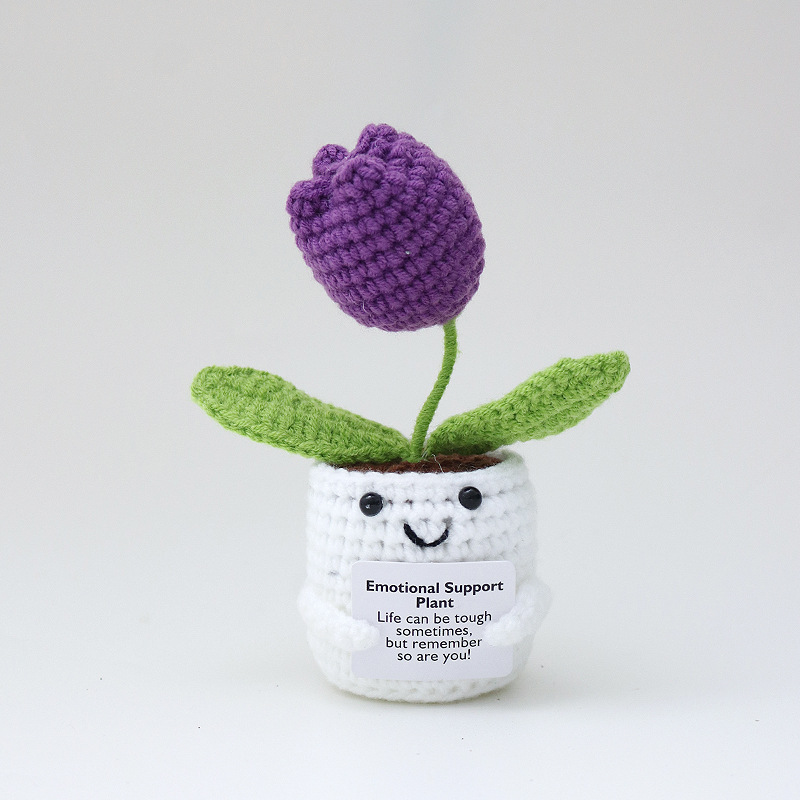 튤립 단꽃 딥 퍼플 62 버드 그린 리프 48호 68 표백 화분