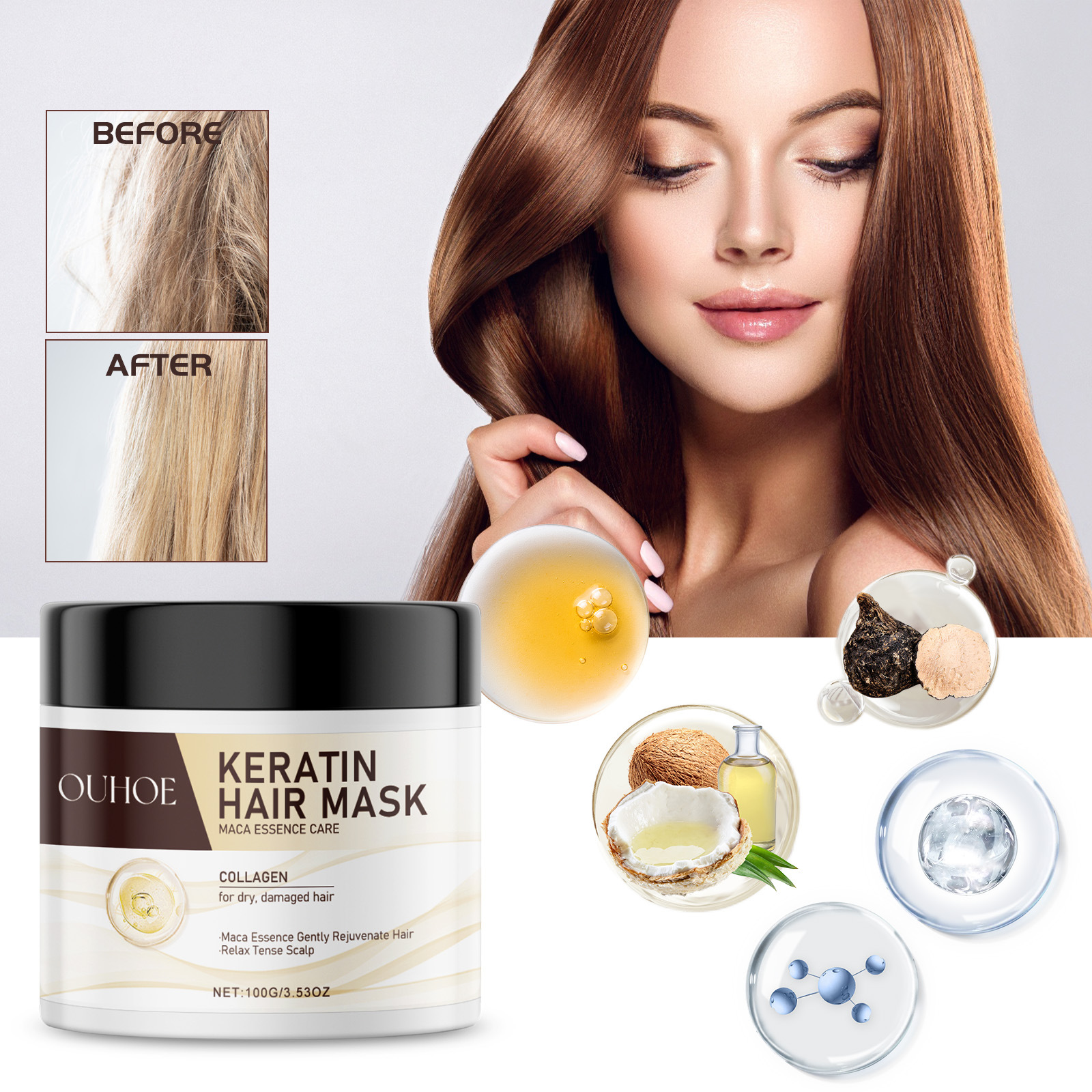 OUHOE Nutritious revitalizing conditioner for scalp