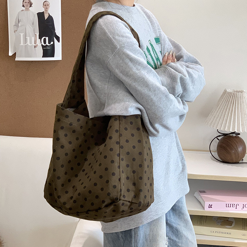 Bolsa de lona nueva gran capacidad de nicho casual ins todo-en - uno bolso de hombro, bolso de mano