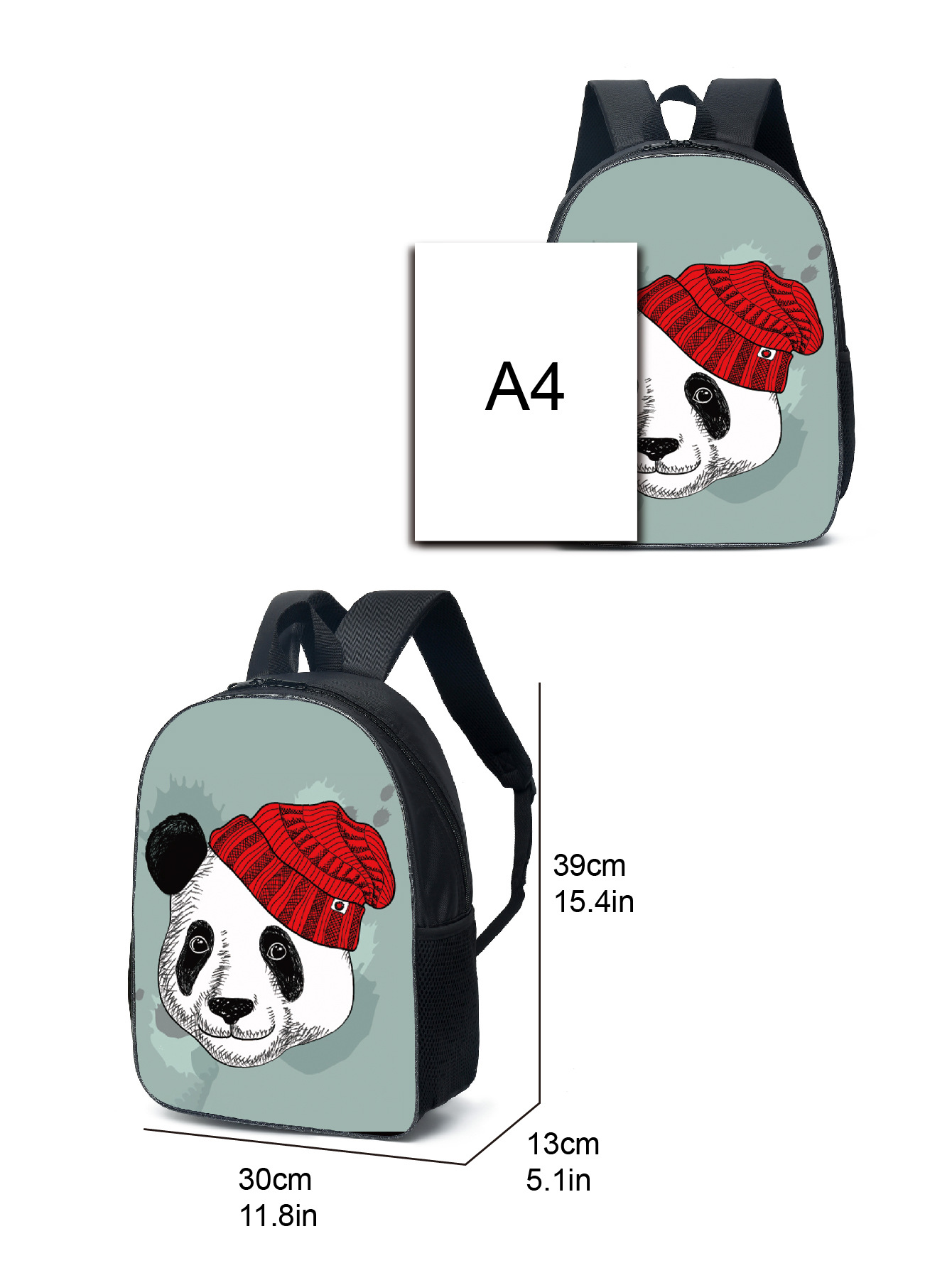 Water Repellent Anti-theft Tiger School Daily Kids Backpack display picture 6