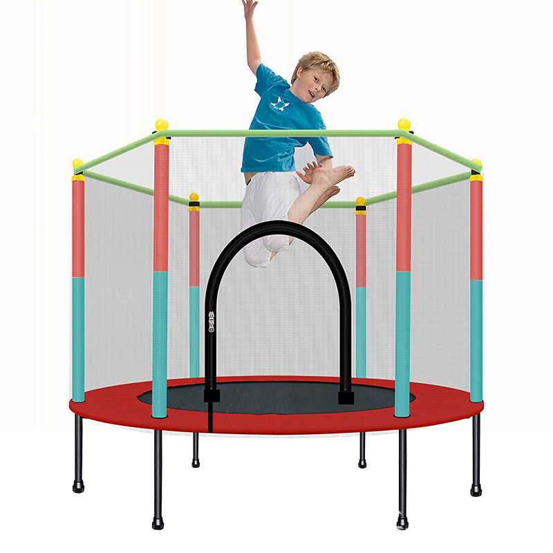 Trampolín infantil interior con red de seguridad image 5